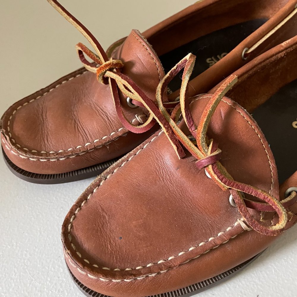 EUC Ladies Size 7 Leather Loafers - Picture 7 of 7